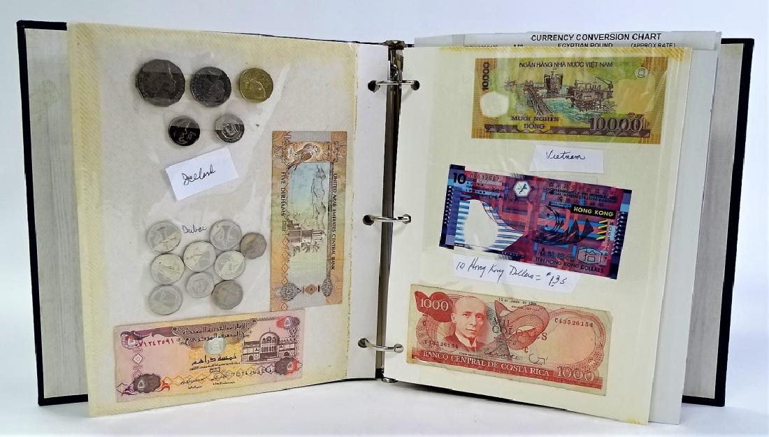 BOOK OF ASSORTED CURRENCY FROM AROUND THE WORLD (1 of 4)