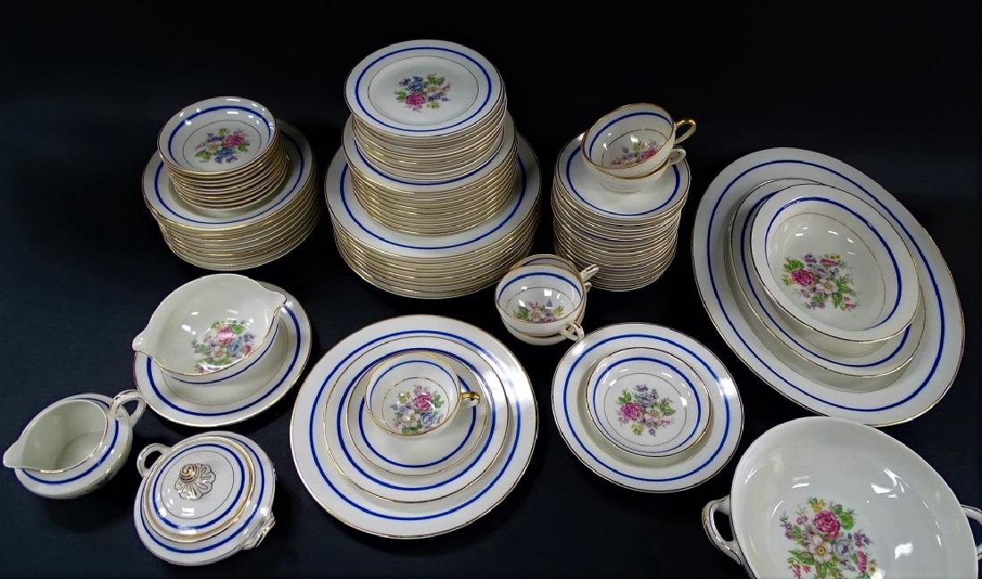 LARGE SET OF LIMOGES CHINA DINNERWARE (1 of 4)