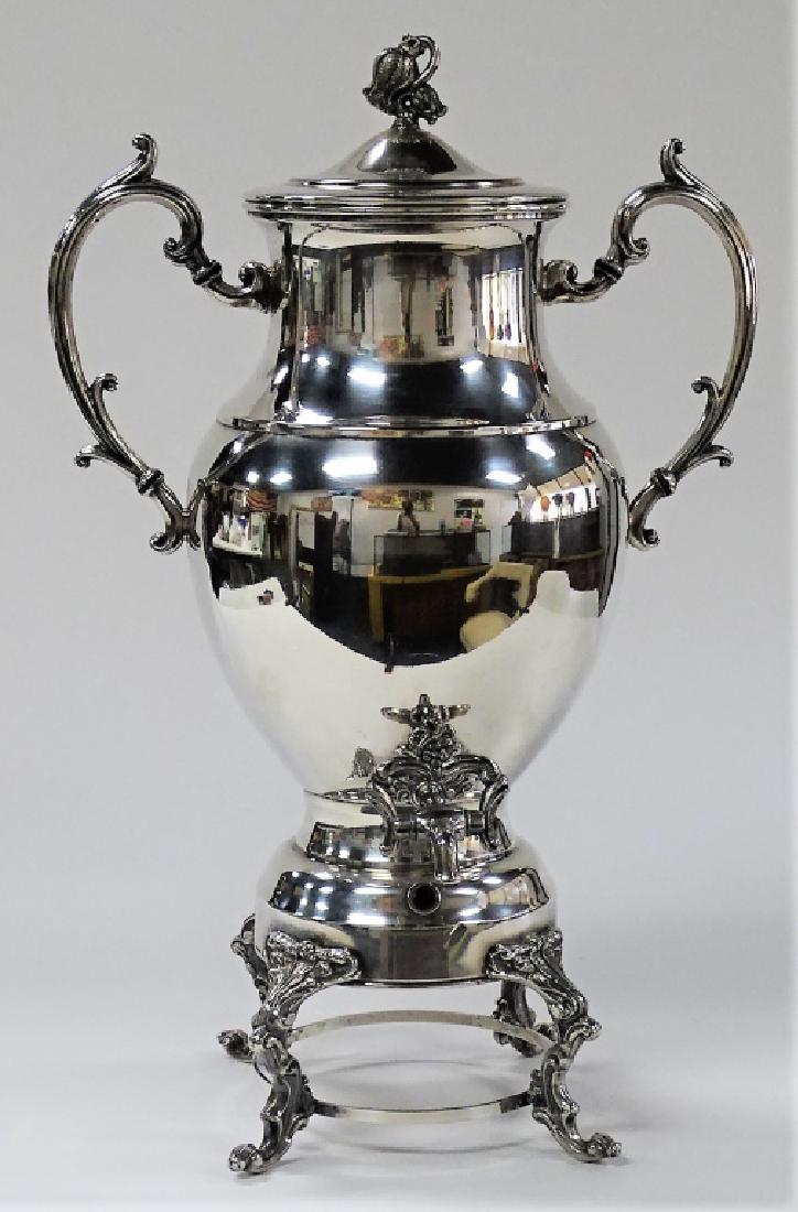 ETON SILVER-PLATED ELECTRIC SAMOVAR (1 of 2)