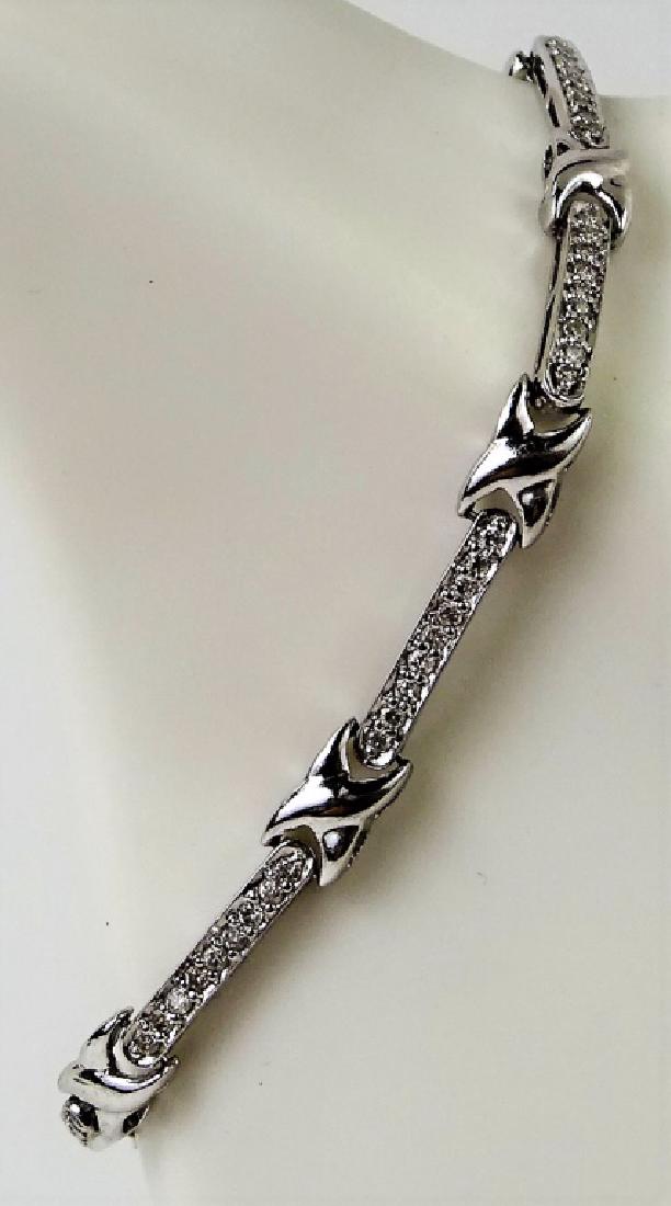 ESTATE 14KT GOLD & 3/4CT DIAMOND LADIES BRACELET (1 of 6)