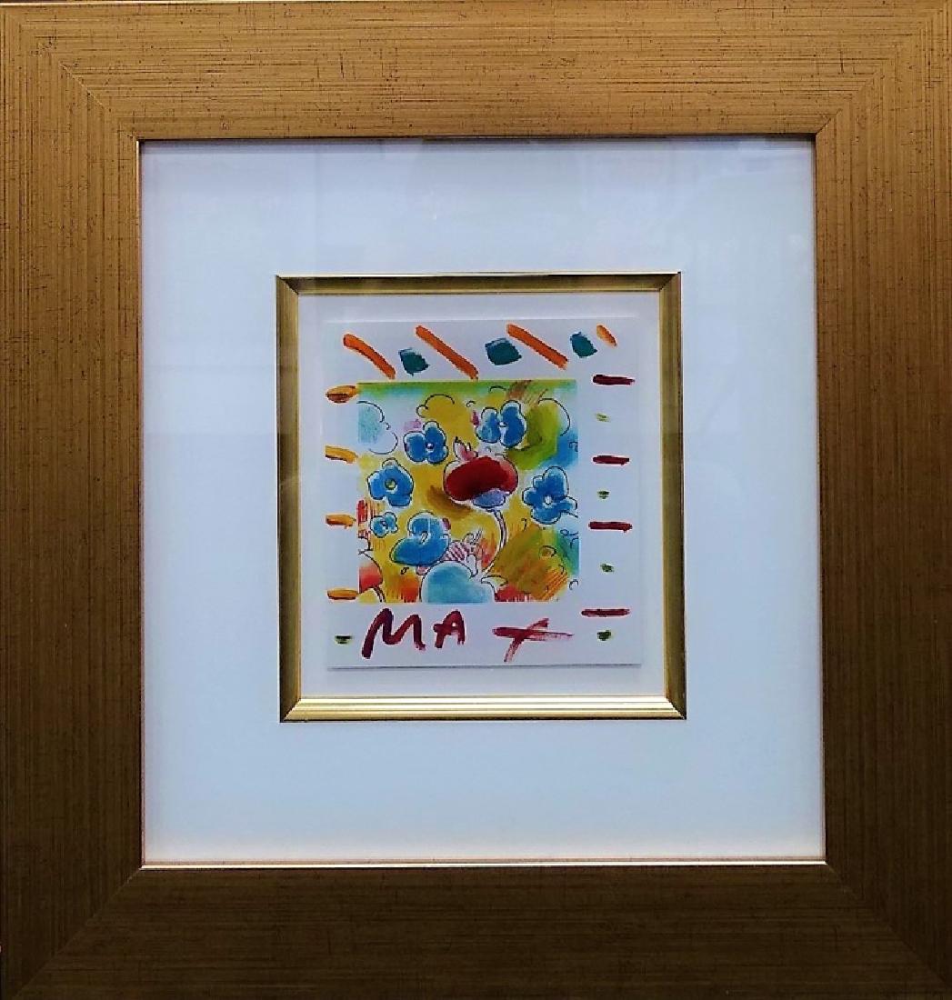 PETER MAX HAND EMBELLISHED LITHOGRAPH PRINT (1 of 2)
