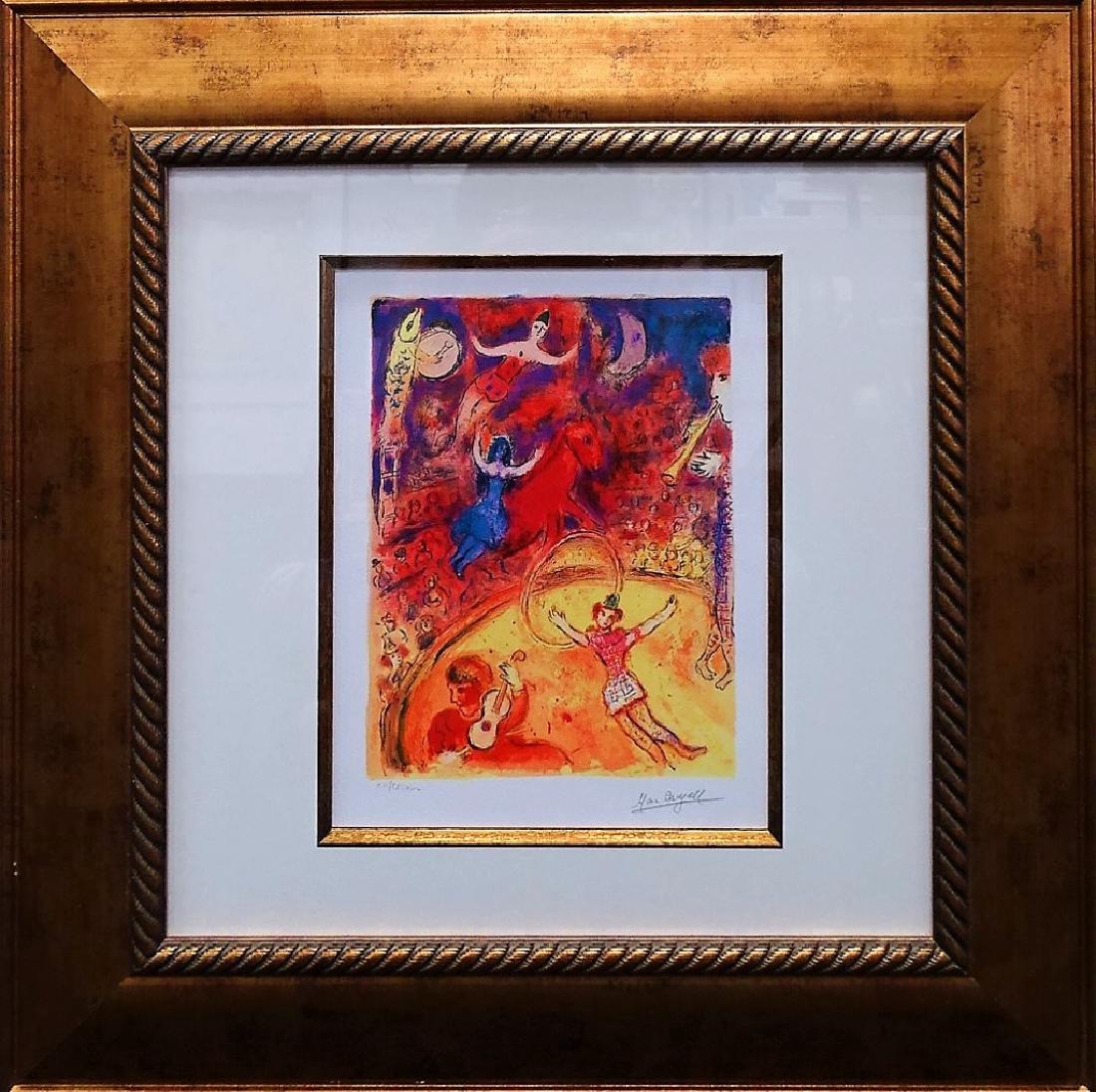 MARC CHAGALL "CIRCUS ACROBATS" LITHOGRAPH (1 of 4)