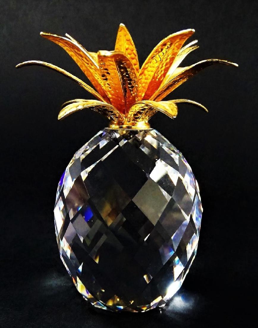 SWAROVSKI LARGE CUT CRYSTAL PINEAPPLE (1 of 3)
