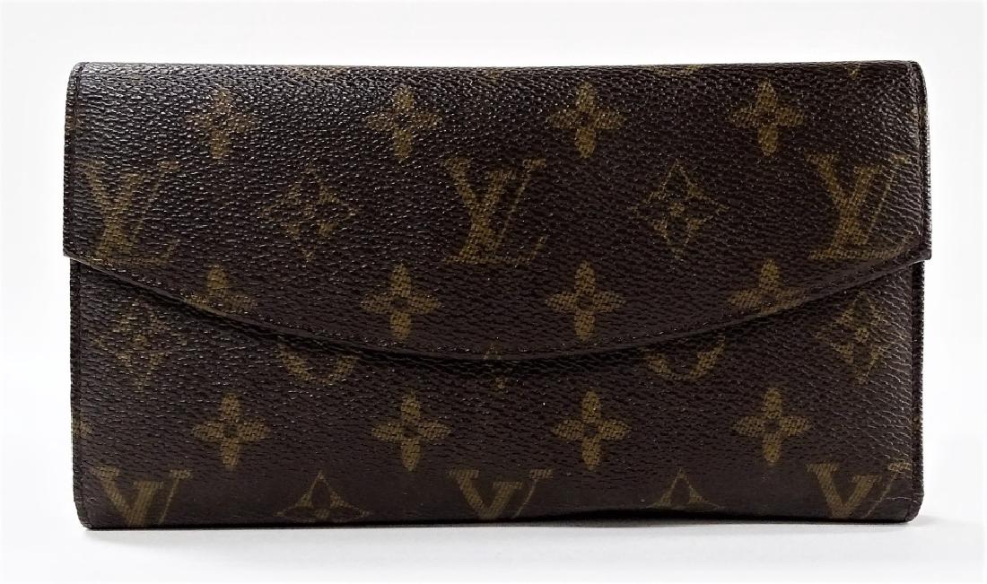 LOUIS VUITTON LEATHER TRIFOLD MONOGRAM WALLET (1 of 5)