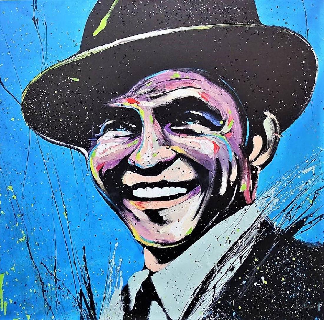 FRANK SINATRA - BLUE EYES LIMITED GICLEE ON CANVAS (1 of 4)