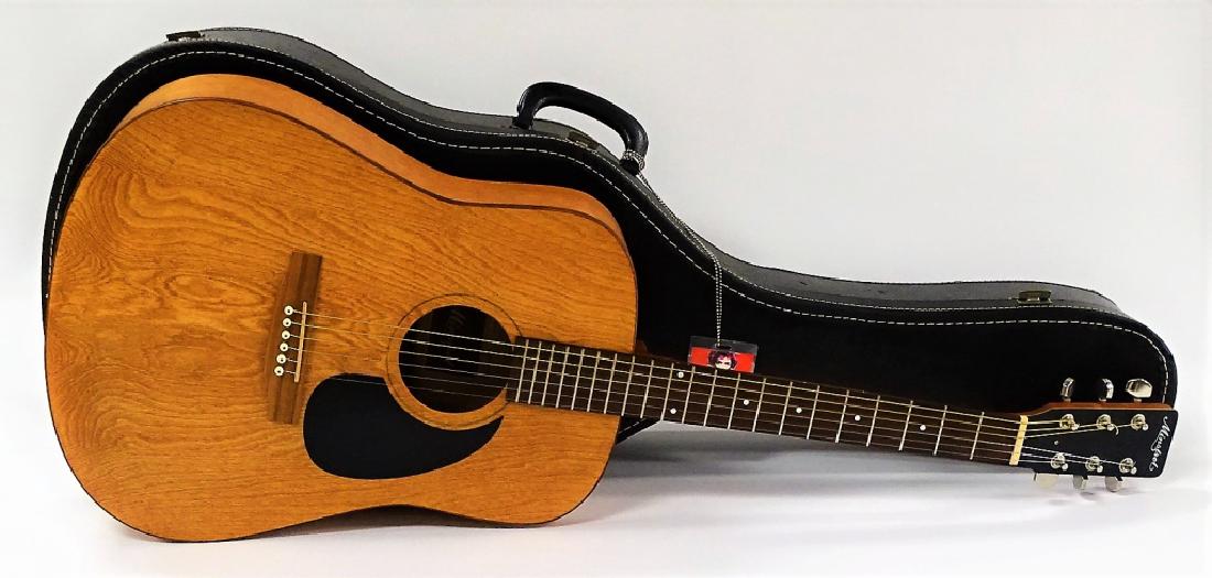 VINTAGE MINSTREL WILD CHERRY ACOUSTIC GUITAR