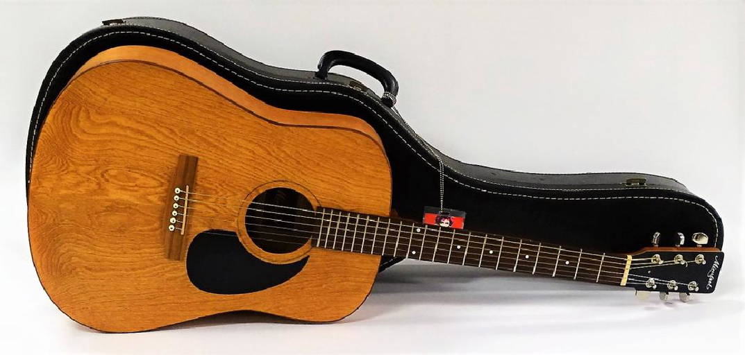 Vintage Minstrel Wild Cherry Acoustic Guitar