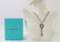 TIFFANY & CO. STERLING SILVER HEART KEY NECKLACE