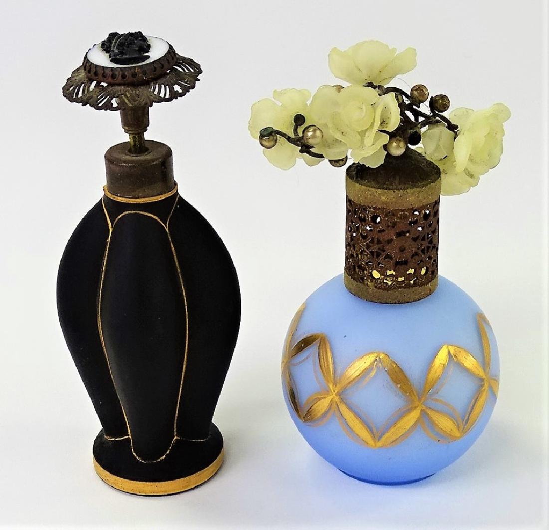 2 ANTIQUE EUROPEAN ATOMIZER PERFUME BOTTLES (1 of 4)