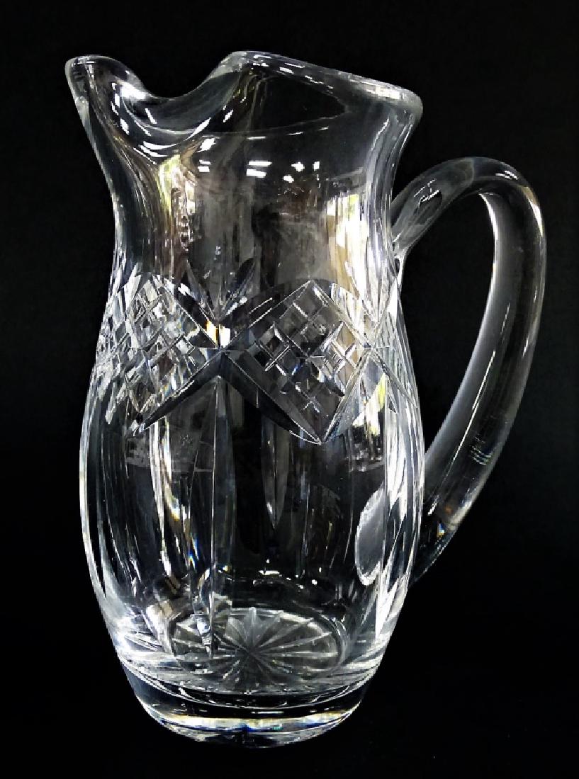 SIGNED WATERFORD CRYSTAL PITCHER (1 of 2)