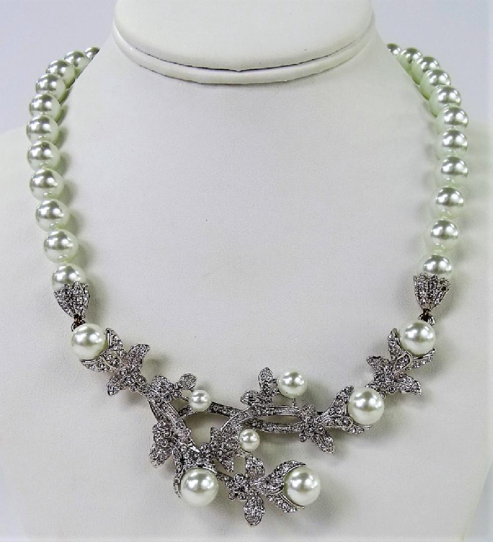 HEIDI DAUS FAUX PEARL NECKLACE (1 of 2)