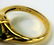 LADIES VICTORIAN 14KT YELLOW GOLD EMERALD RING - 4