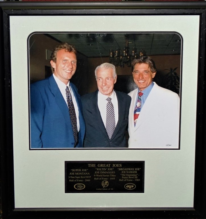 "THE GREAT JOES" SPORTS MEMORABILIA PHOTOGRAPH (1 of 6)