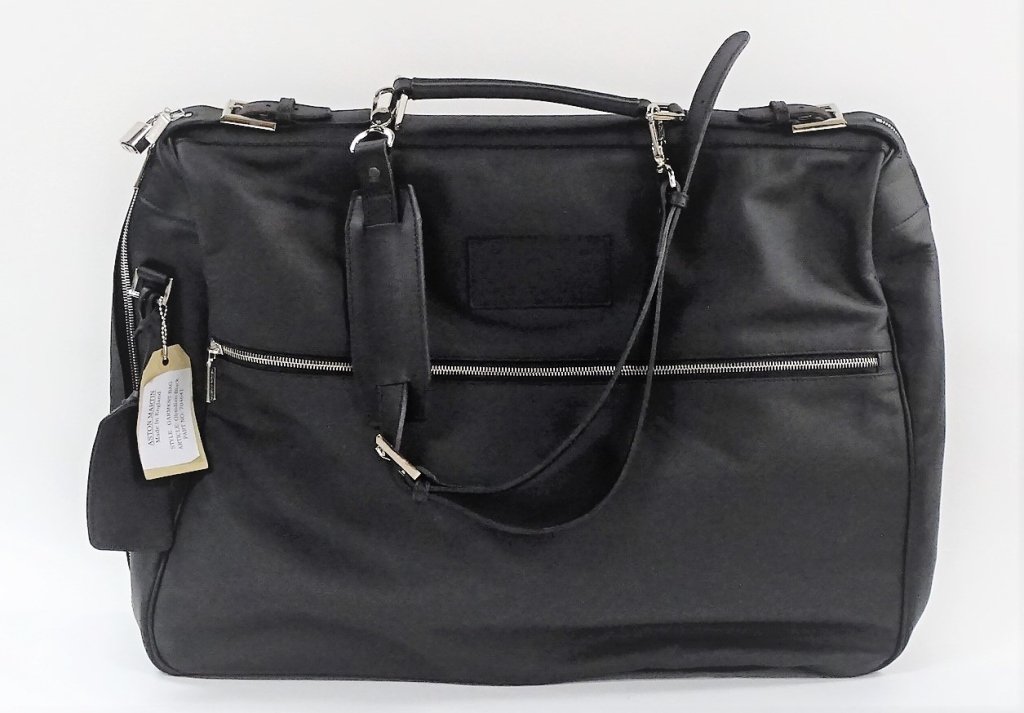 ASTON MARTIN OBSIDIAN LEATHER GARMENT BAG (1 of 4)