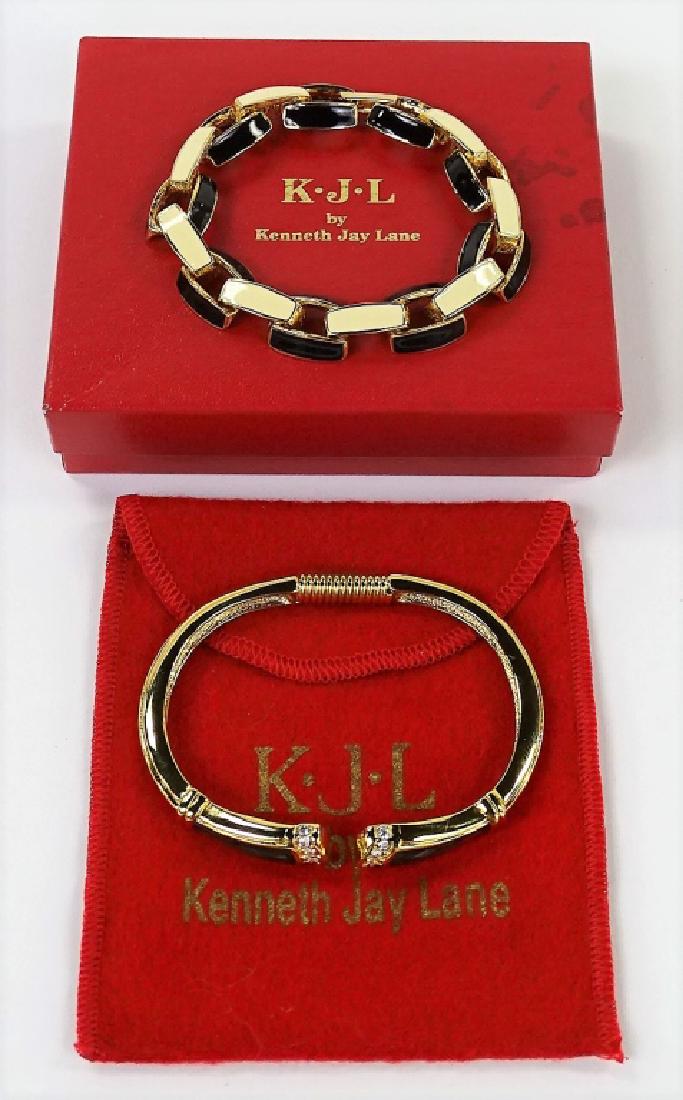 2 KENNETH JAY LANE HIGH FASHION COSTUME BRACELETS (1 of 4)