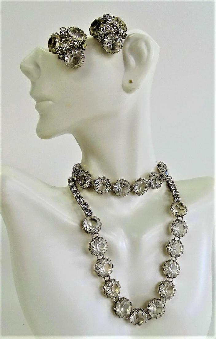 VINTAGE 1950'S RHINESTONE COSTUME 4 PC. SET (1 of 2)