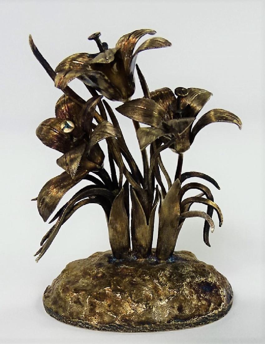 TIFFANY & CO. HEAVY STERLING FLORAL PAPER WEIGHT (1 of 3)