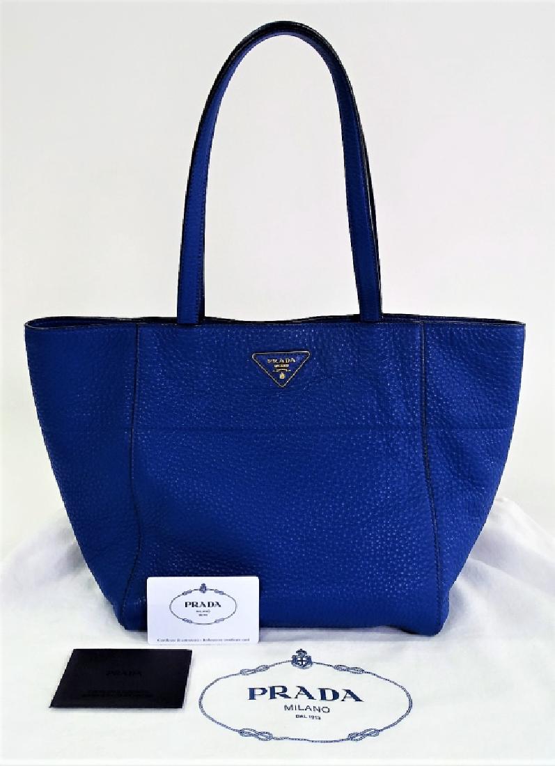AUTHENTIC PRADA ROYAL DAINO SHOULDER TOTE BAG (1 of 8)