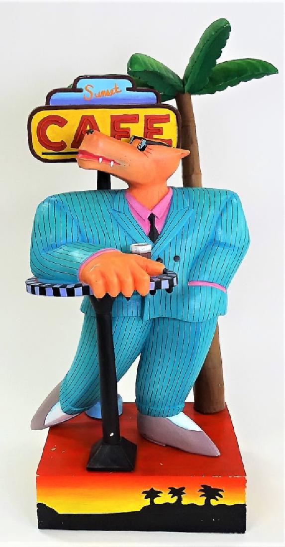 MARKUS PIERSON ORIGINAL ACRYLIC/WOOD SCULPTURE (1 of 5)