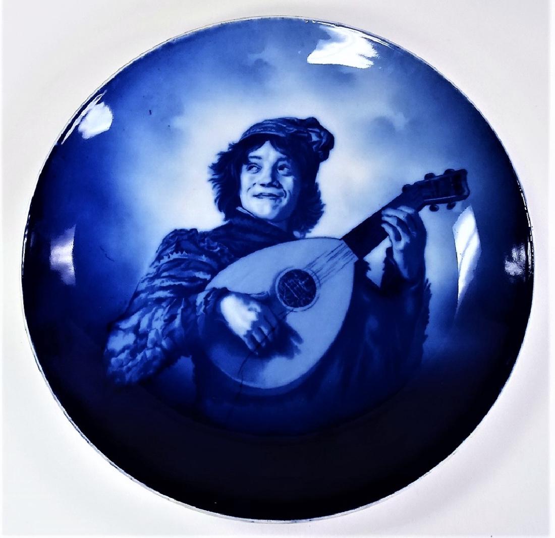 HUGE ANTIQUE DELFT CHARGER OF A TROUBEDOR (1 of 3)