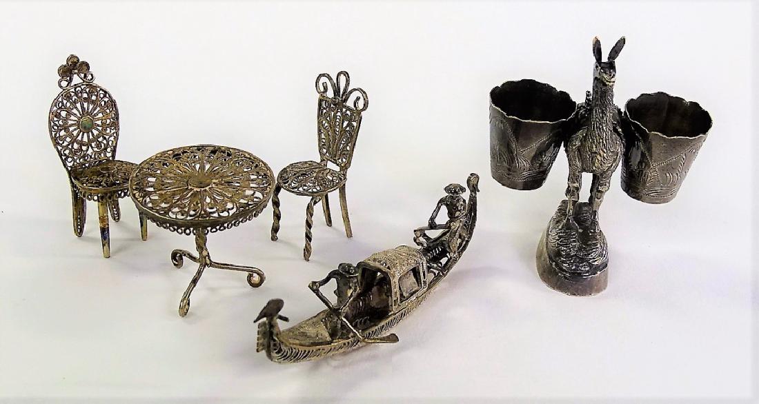 LOT OF 3 STERLING OBJECTS D' ART (1 of 1)