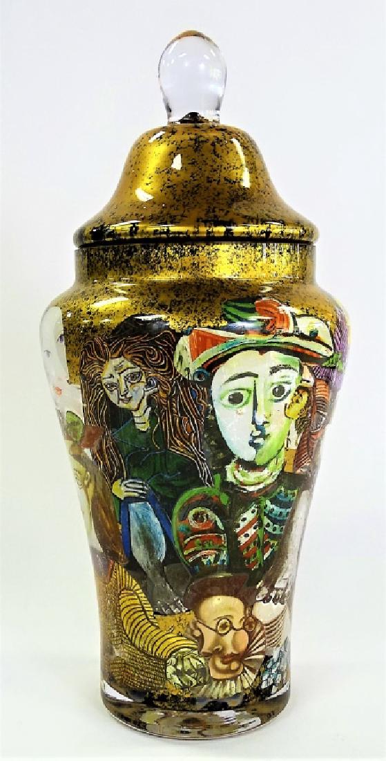 PICASSO VASE WITH LID A. OSTER (1 of 5)