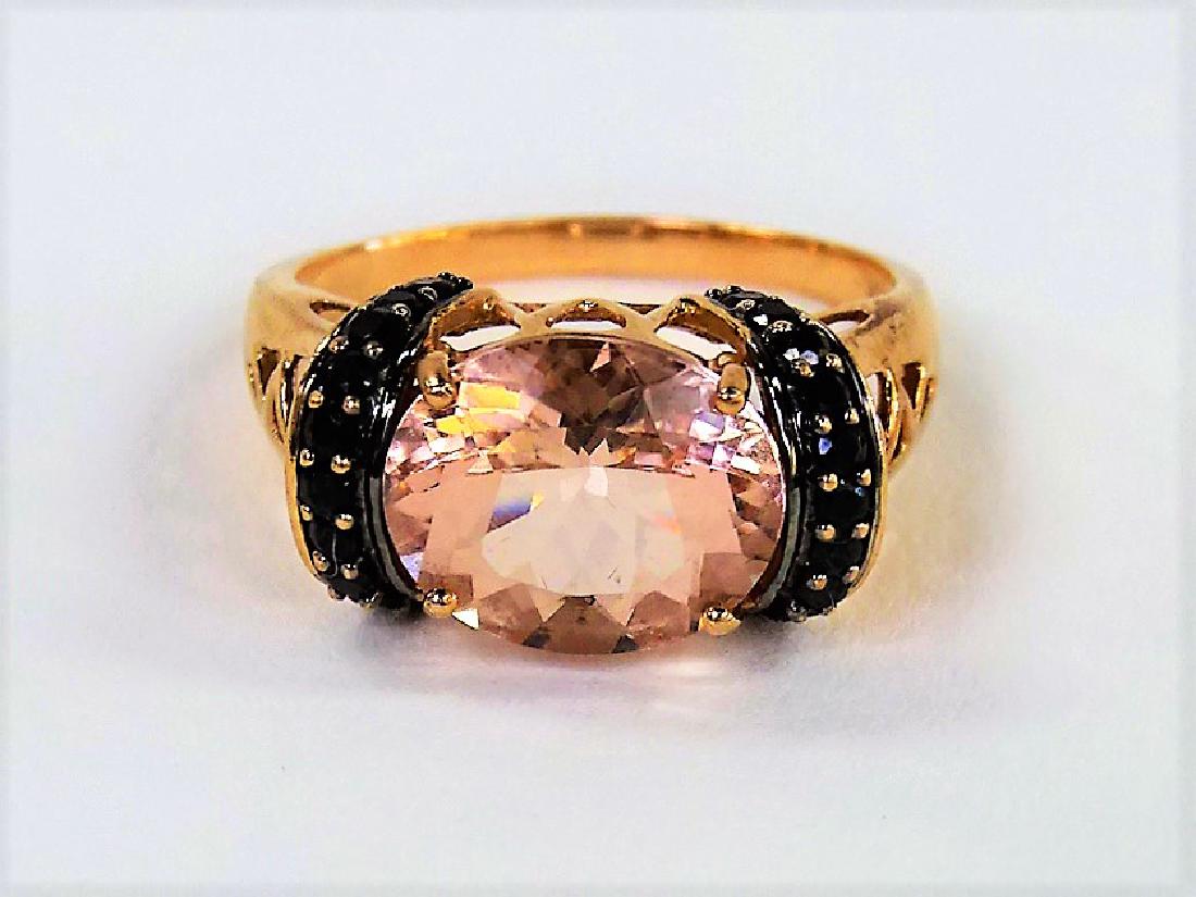 ESTATE 14KT ROSE GOLD & AMETHYST RING (1 of 5)