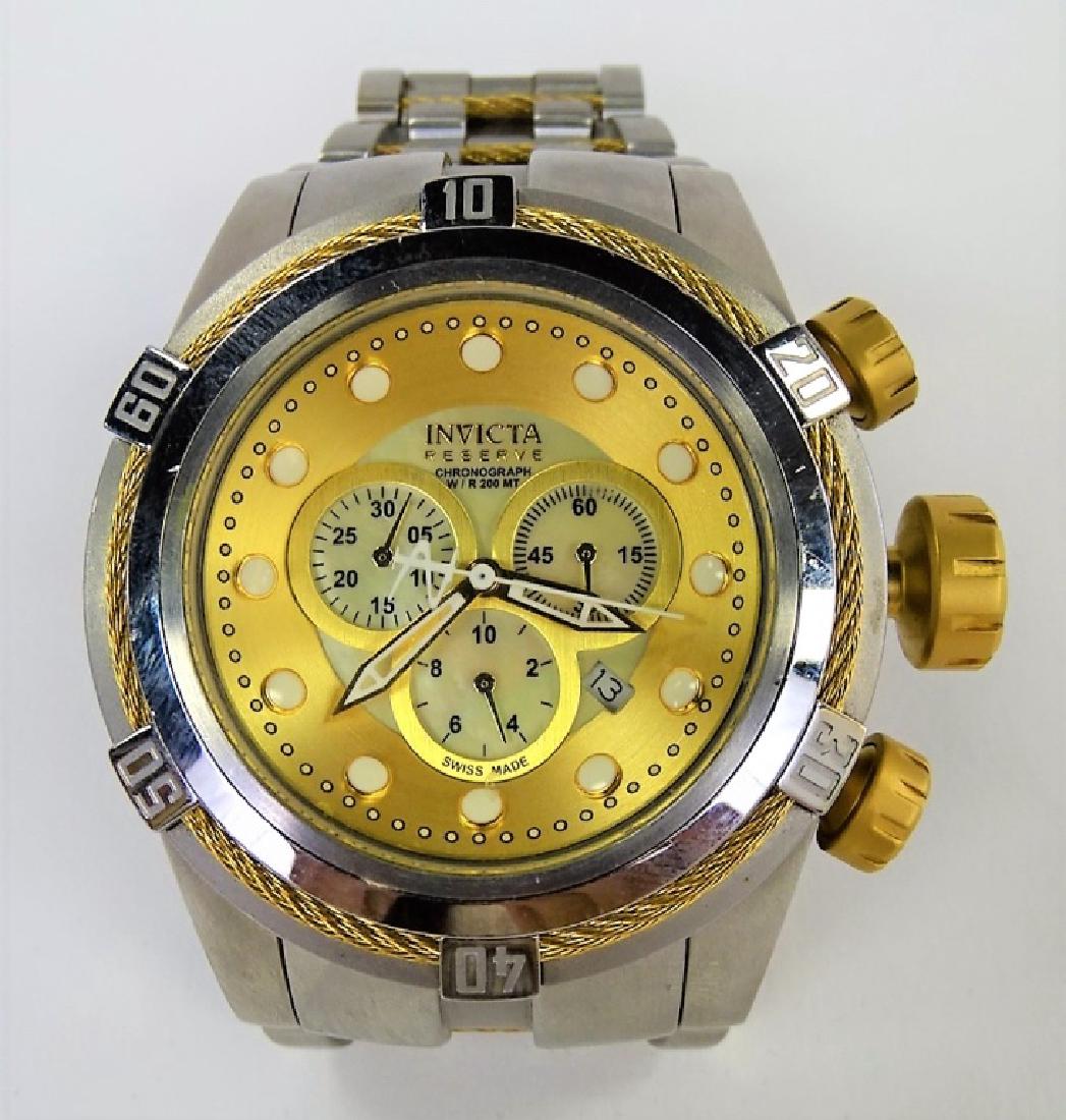 OVERSIZED INVICTA RESERVE CHRONOGRAPH WATCH (1 of 6)