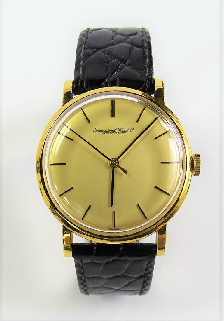 VTG IWC SCHAFFHAUSEN 18KT GOLD WRISTWATCH (1 of 6)