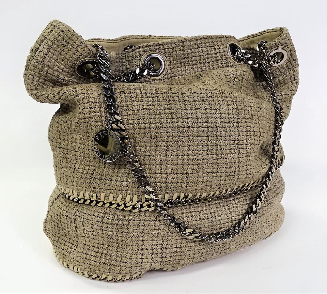 STELLA MCCARTNEY WOVEN LINEN BUCKET BAG (1 of 7)
