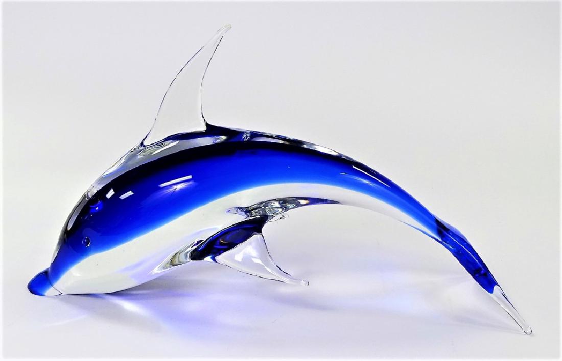 MURANO ITALY BLOWN GLASS FISH SCULPTURE (1 of 2)