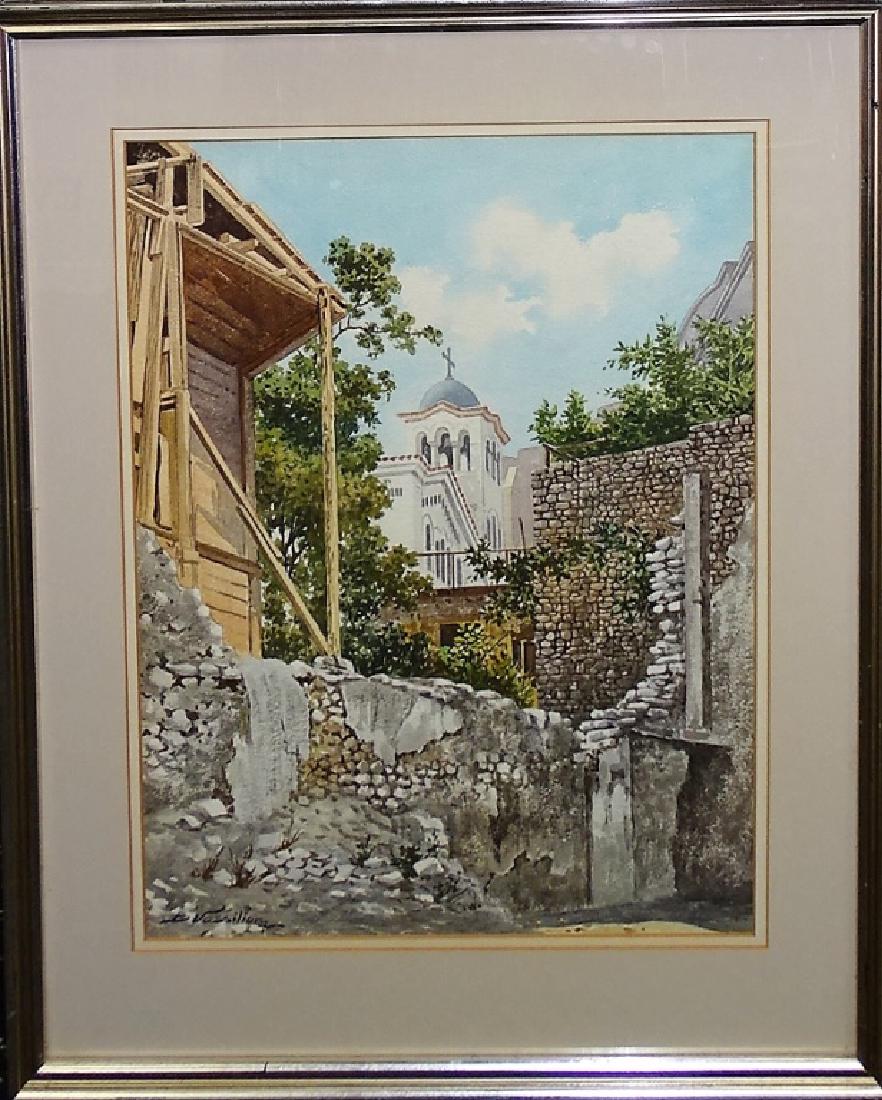 D. VASSILIOU ORIGINAL WATERCOLOR ON PAPER (1 of 3)