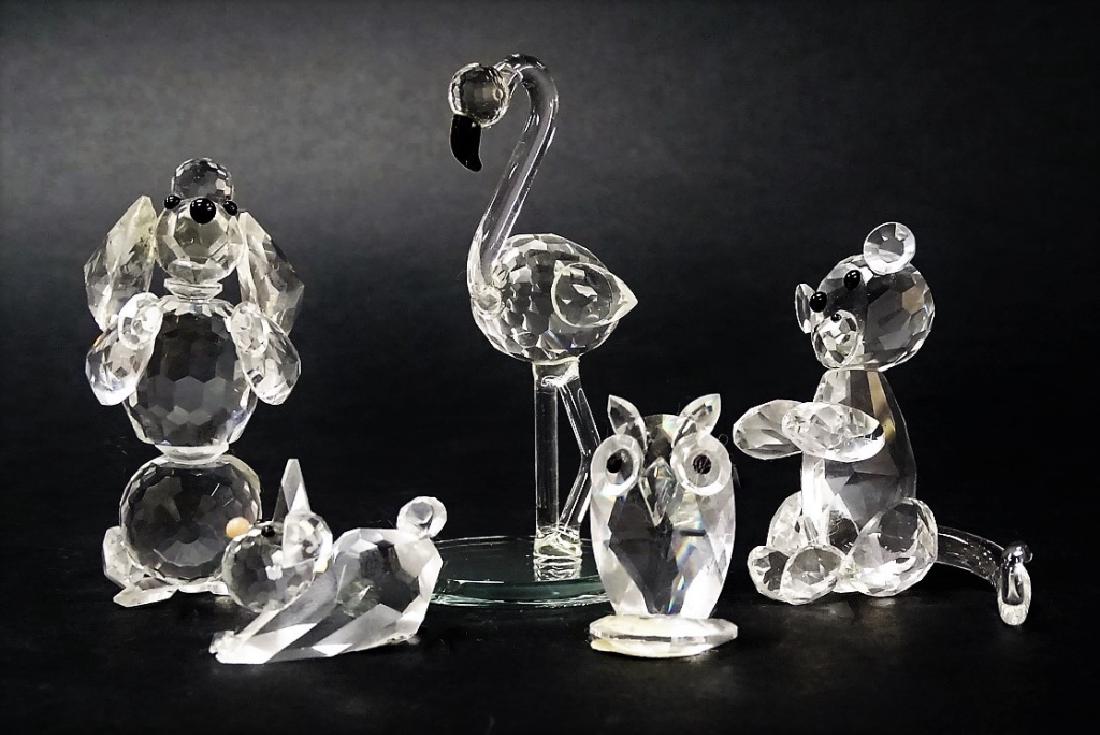 5PC SWAROVSKI CRYSTAL ANIMAL FIGURE COLLECTION (1 of 1)