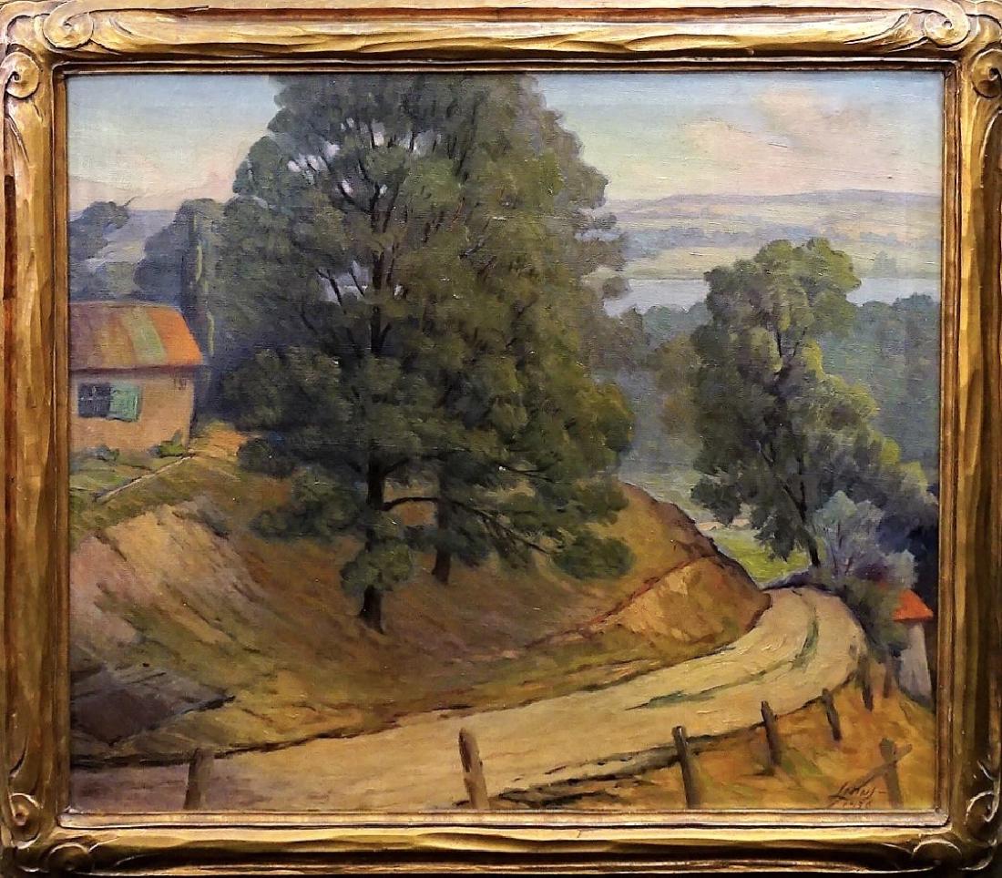 AXEL LINUS ORIGINAL OIL/CANVAS LANDSCAPE PAINTING (1 of 4)