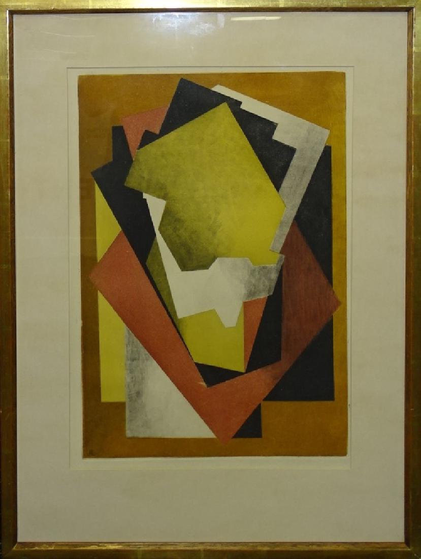 JACQUES VILLON ETCHING W/ AQUATINT IN COLOR (1 of 4)