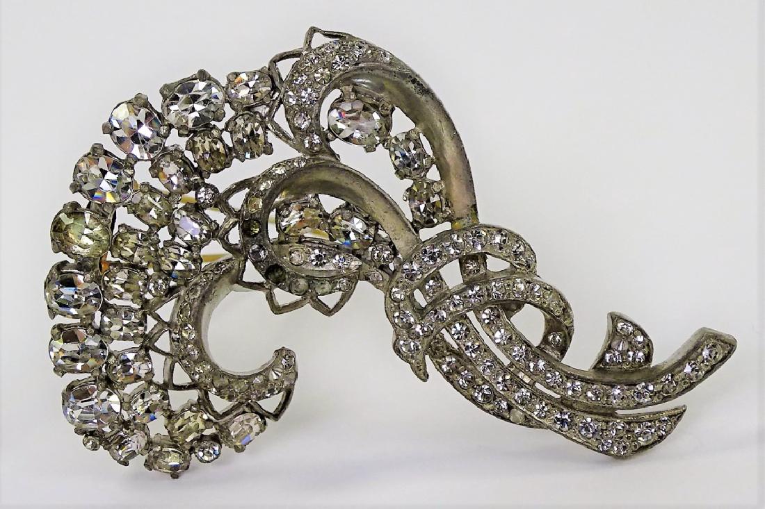 RARE EISENBERG ORIGINAL SILVER TONE LARGE PIN (1 of 3)