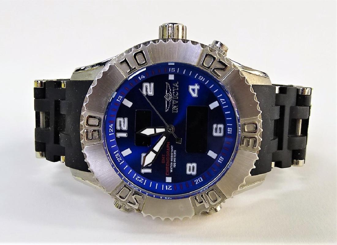 INVICTA GMT CHRONOGRAPH WATCH WITH BOX (1 of 3)