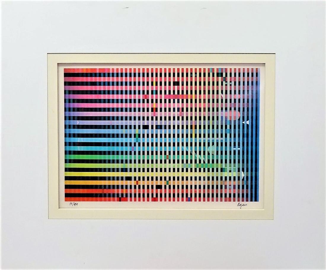 YAACOV AGAM 'SEA FATHOM' LIMITED ED. AGAMOGRAPH (1 of 5)
