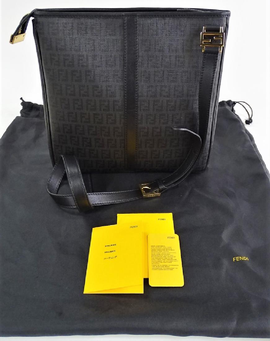 FENDI 'ZUCCHINO SPALMATI' MONOGRAM CROSSBODY BAG (1 of 7)