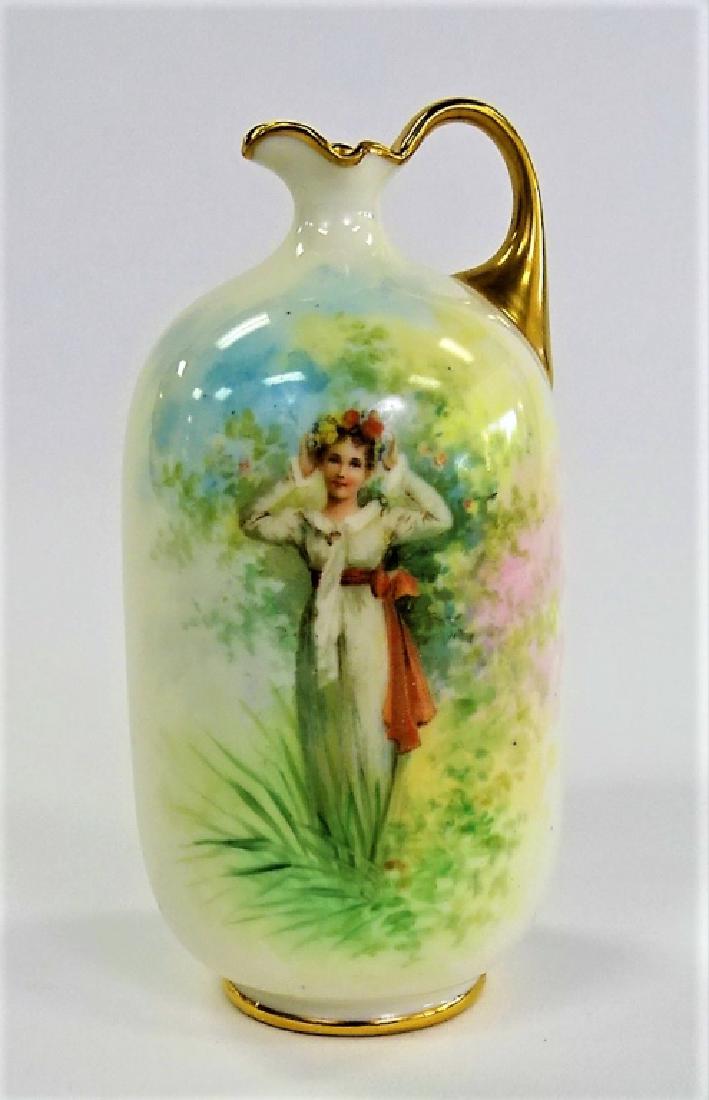 WONDERFUL C.A.C. AMERICAN BELLEEK H.P. PITCHER (1 of 3)