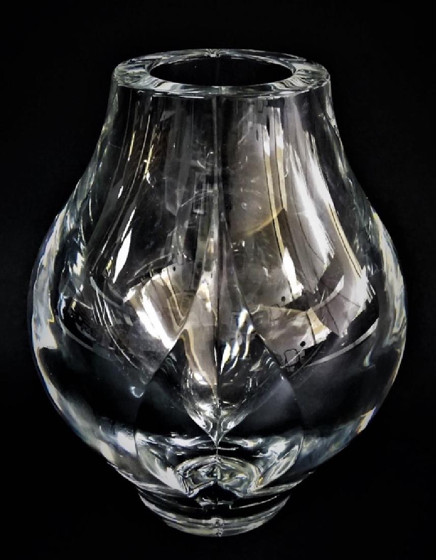 VTG ST. LOUIS HEAVY CUT CRYSTAL DECORATIVE VASE (1 of 3)