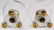 PR FINE BACCARAT CRYSTAL & BRONZE CHERUB TAZZAS - 5