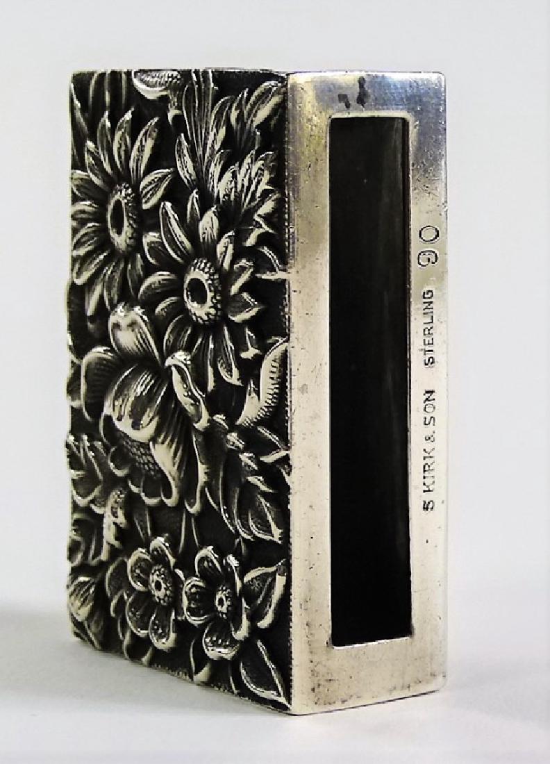 VINTAGE KIRK & SONS STERLING MATCH COVER (1 of 3)