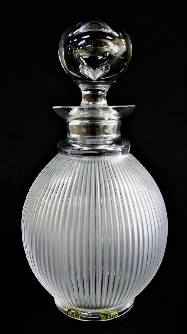 LALIQUE FRANCE 'LANGEAIS' CRYSTAL DECANTER BOTTLE (1 of 3)