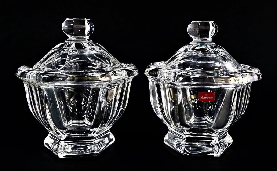 PR BACCARAT FINE CRYSTAL COVERED CANDY DISHES (1 of 4)