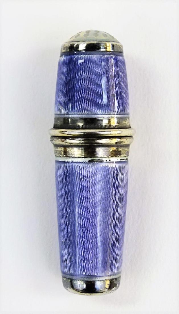 RARE VTG GUILLOCHE & STERLING SEWING MENDING KIT (1 of 4)