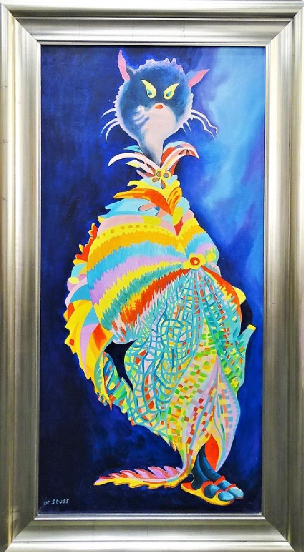CONTEMPORARY OIL PAINTING HOMAGE TO DR. SEUSS (1 of 4)