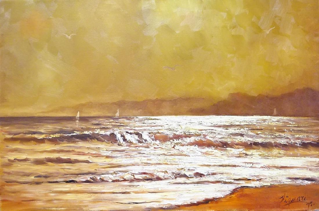 JOHN VIGNARI 'SUNRISE MORN' LANDSCAPE OIL/CANVAS (1 of 2)