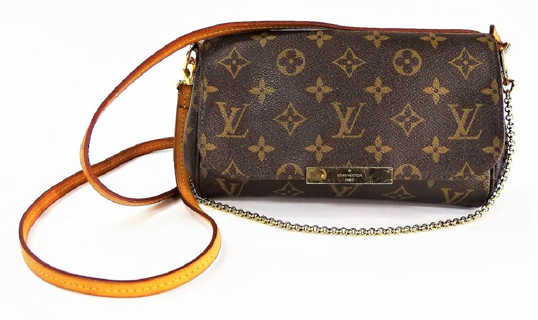 LOUIS VUITTON MONOGRAM FAVORITE PM CLUTCH (1 of 4)