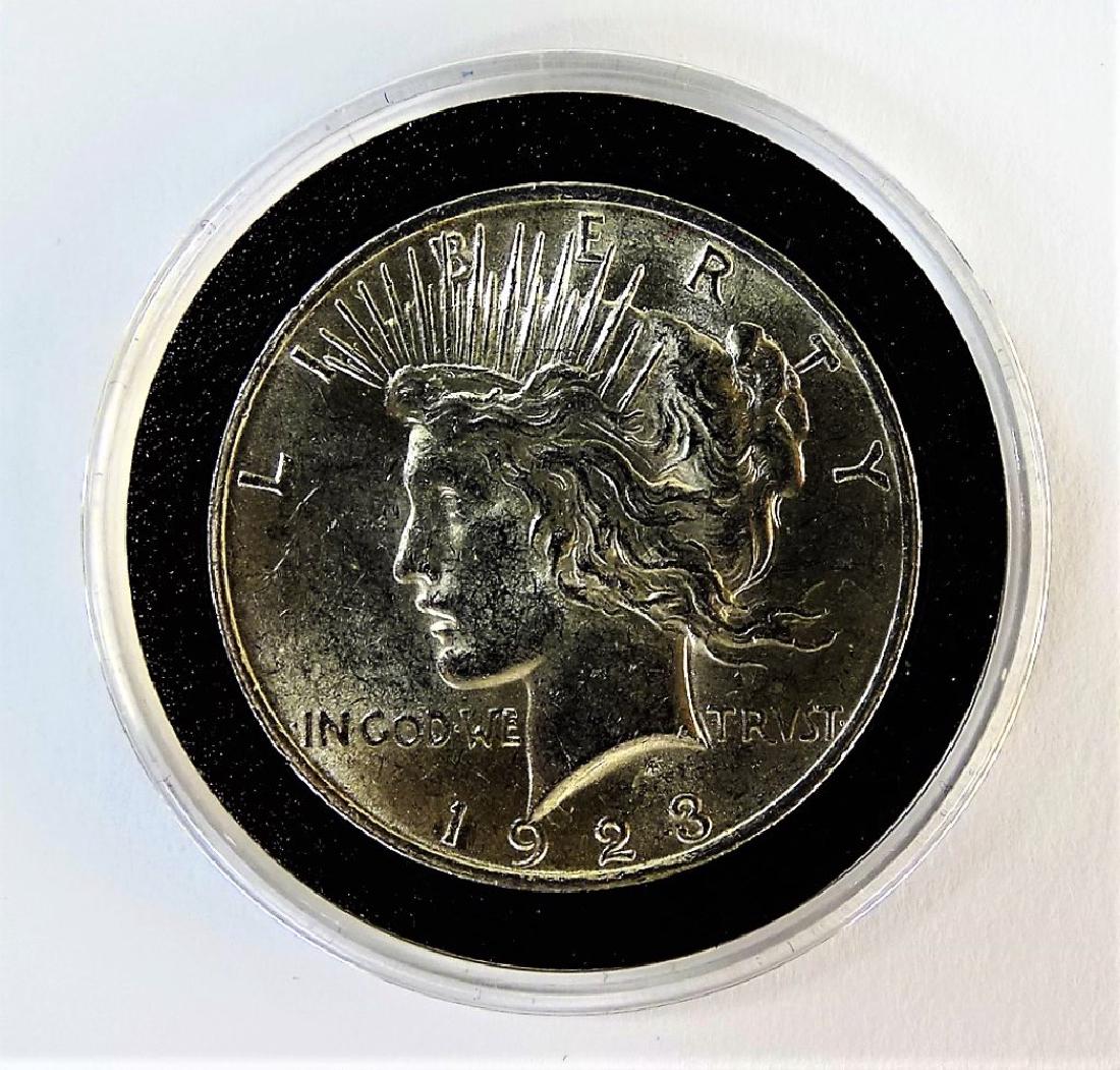 1923 U.S. LIBERTY SILVER DOLLAR FINE CONDITION (1 of 2)